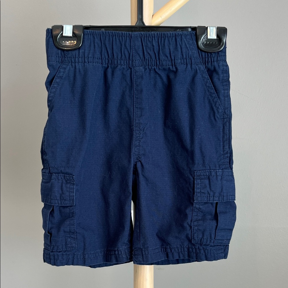 ⭐️⭐️ PICK 5 / $20 Place Boys Navy Cargo Shorts - Elastic Waist Size 4